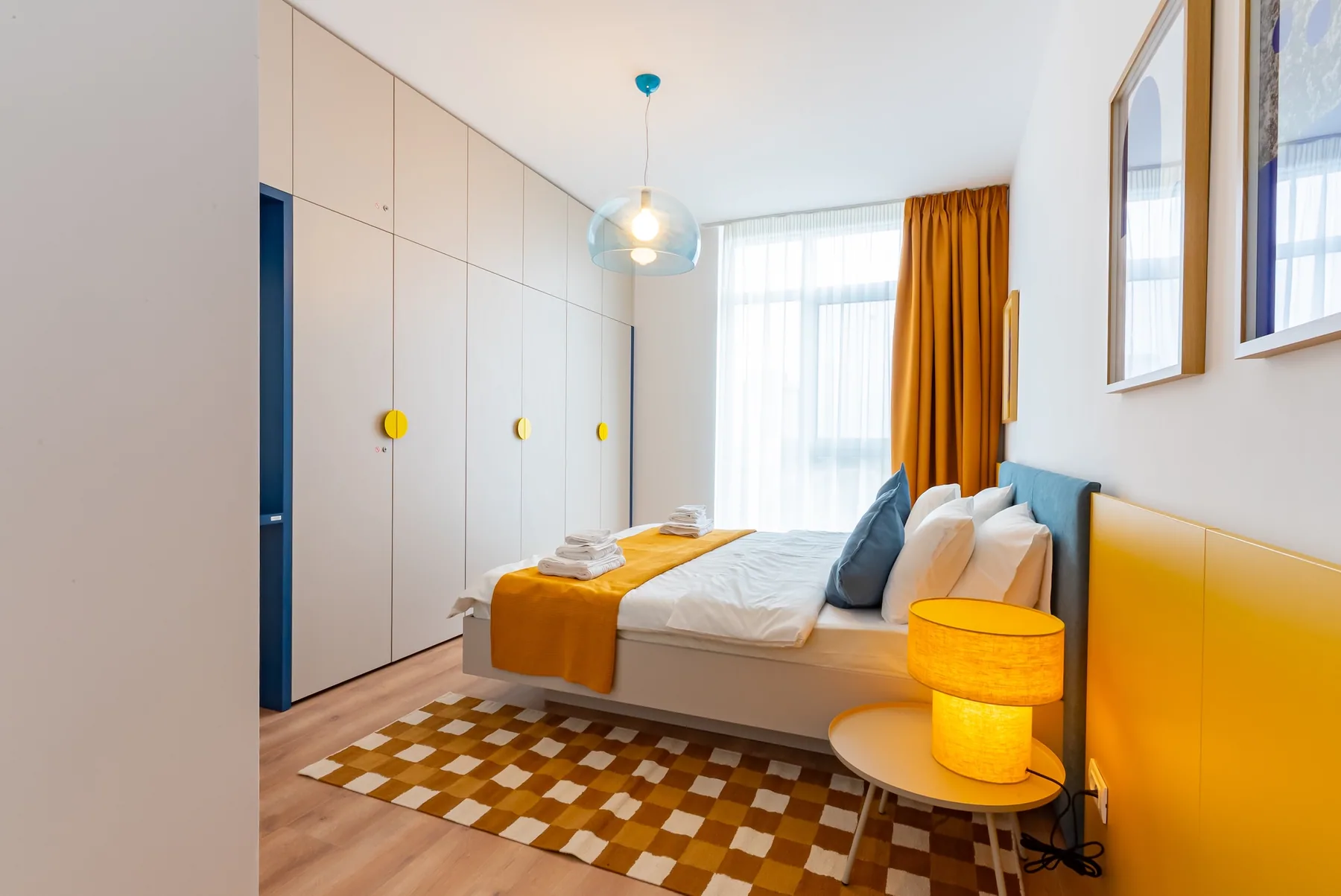 The Orange Apartment, bedroom